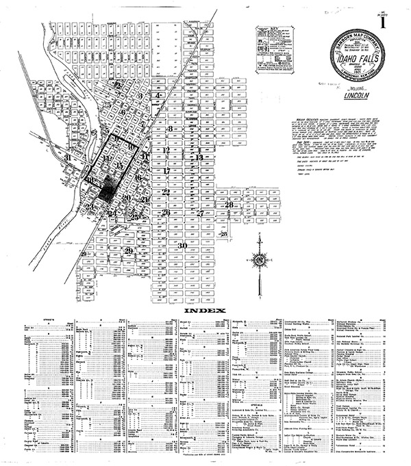1921 Map